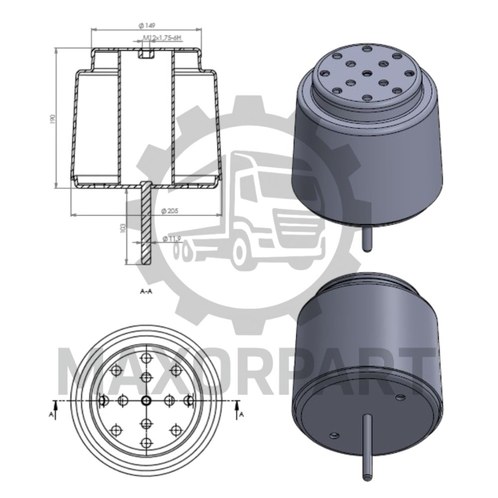 M043084 SCANIA KÖRÜK ALT PİSTONU
