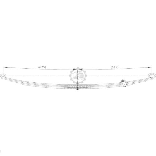M1021 Rear Spring for HYUNDAI STAREX