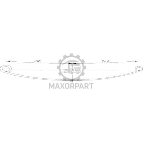 M1104 Rear Spring 51848224 for FIAT DOBLO CARGO(16 MM)